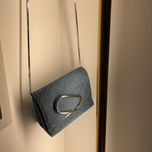 3.1 Phillip Lim Denim Chain Crossbody Bag - Picture 4 of 9